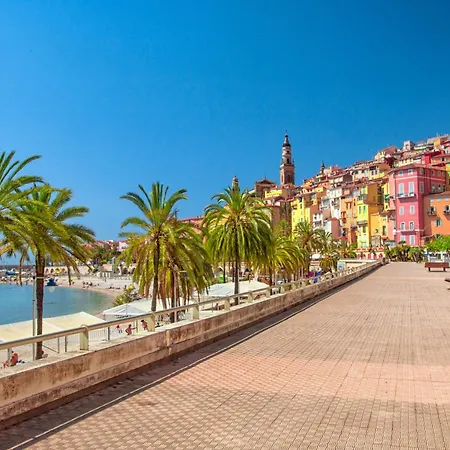 5 Pers Parking Wifi Ac Lejlighed Menton