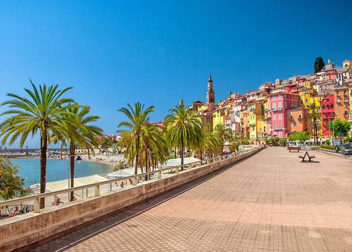 5 Pers Parking Wifi Ac Lejlighed Menton